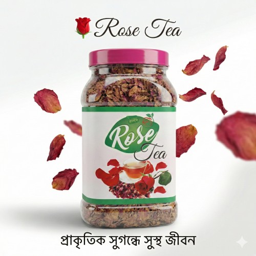 Rose Tea | Natural Rose Petal Herbal Tea | Caffeine Free | 150gm