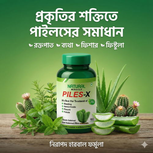 Piles-x Natural Miracle Herbal Caps Effective for All Types of Piles