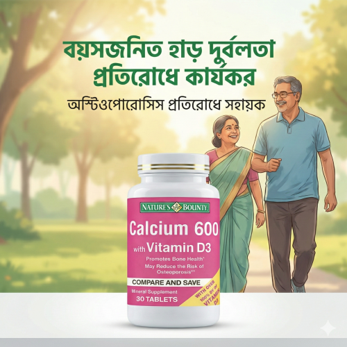 Calcium 600 &amp; Vitamin D3 (Made in USA)