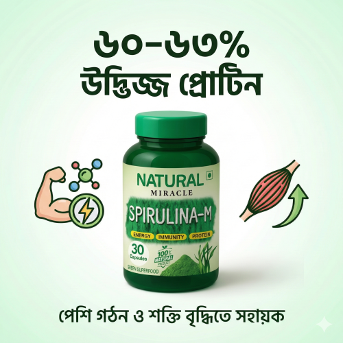 Spirulina – Natural Superfood 30 Capsules